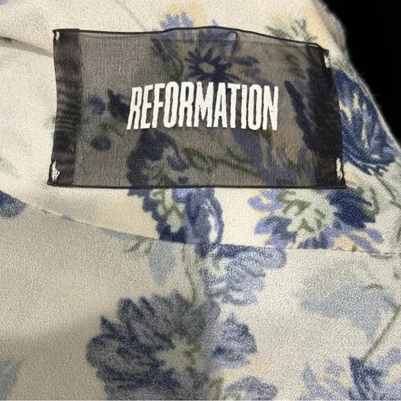 Reformation Sparrow Floral Maxi Dress Size S Cottage Core - Picture 13 of 14